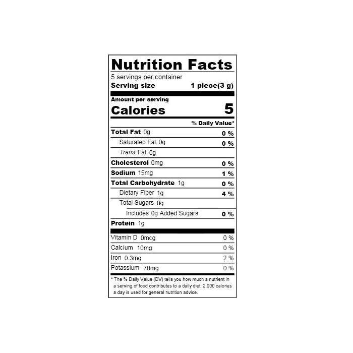 Premium Roasted Nori — 4 Sheets, 0.52 oz