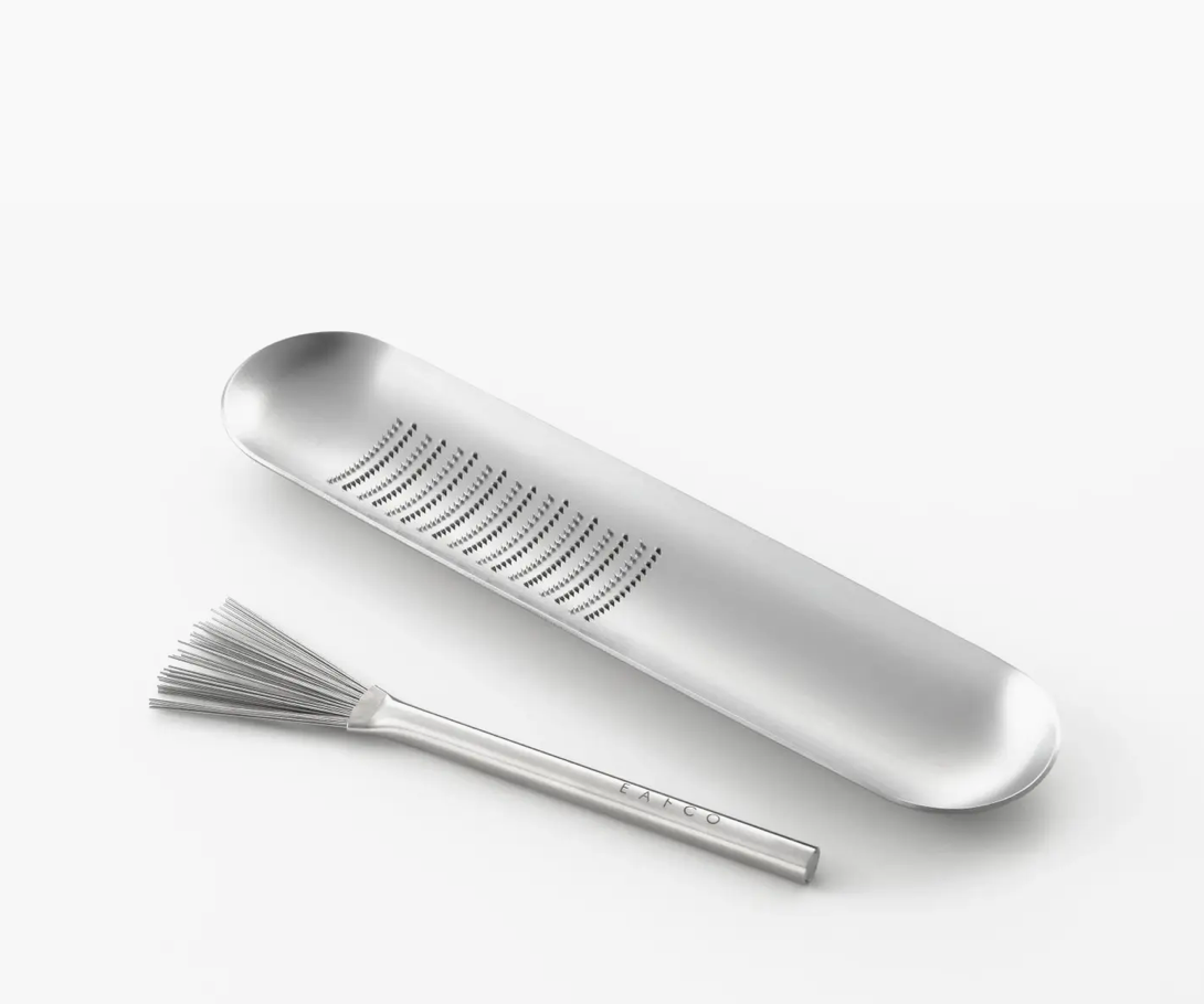 Eatoco Hake Grater Brush – Japanese Stainless Steel Grater Cleaner Tool