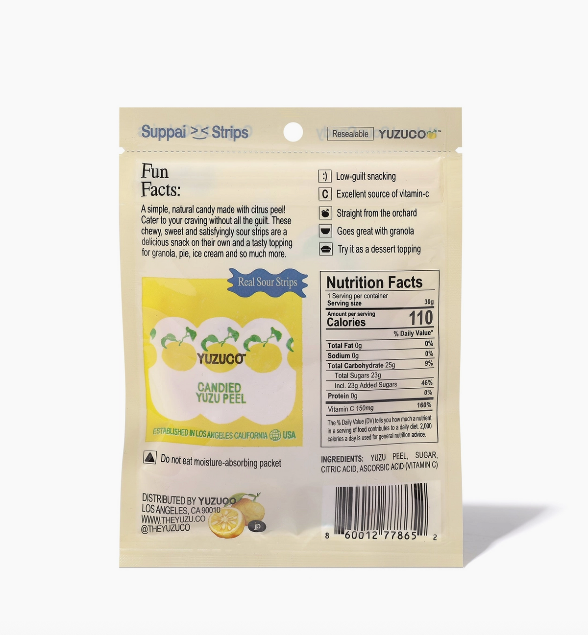 Candied Yuzu Peel (30g)