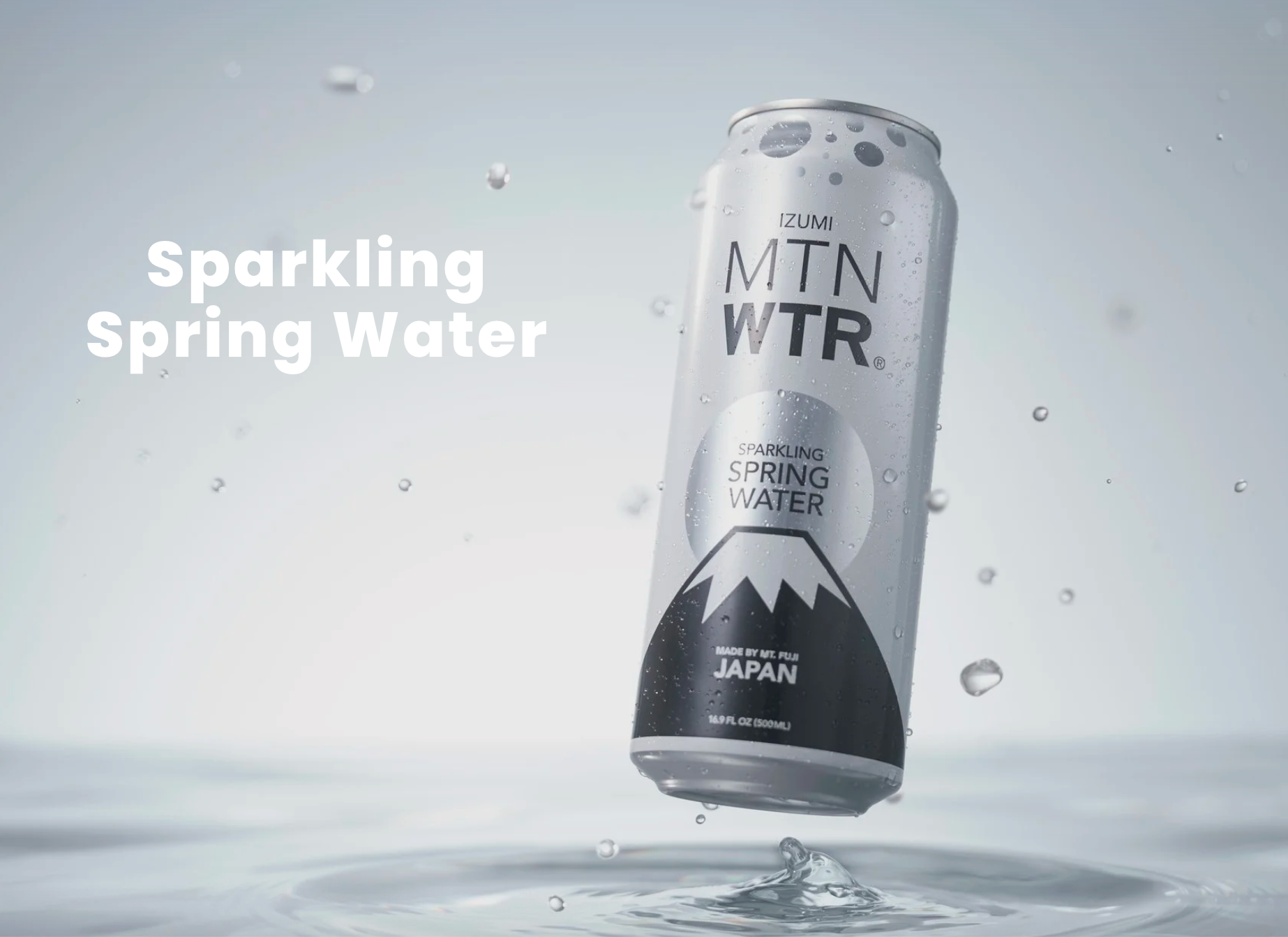 IZUMI MTN WTR Sparkling Spring Water from Japan