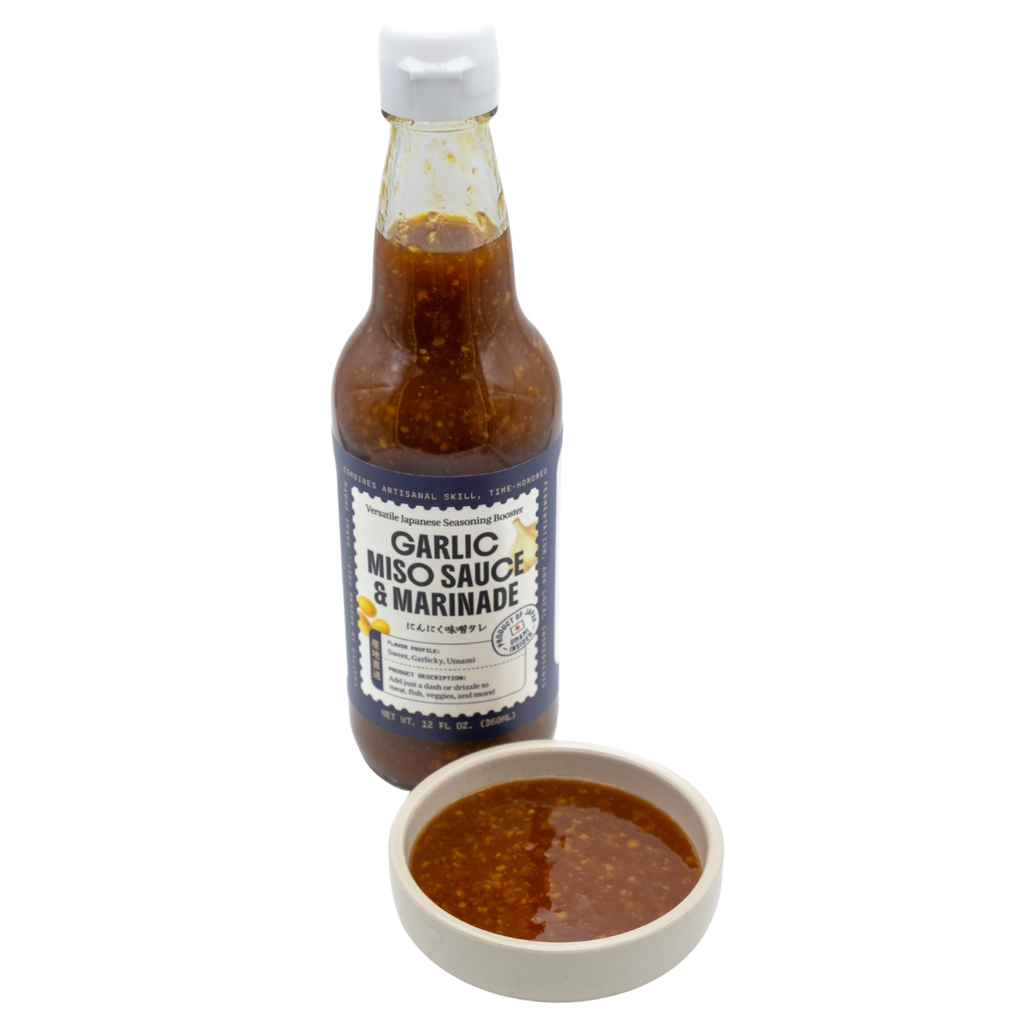 Garlic Miso Sauce & Marinade (Umami Booster), 12 floz
