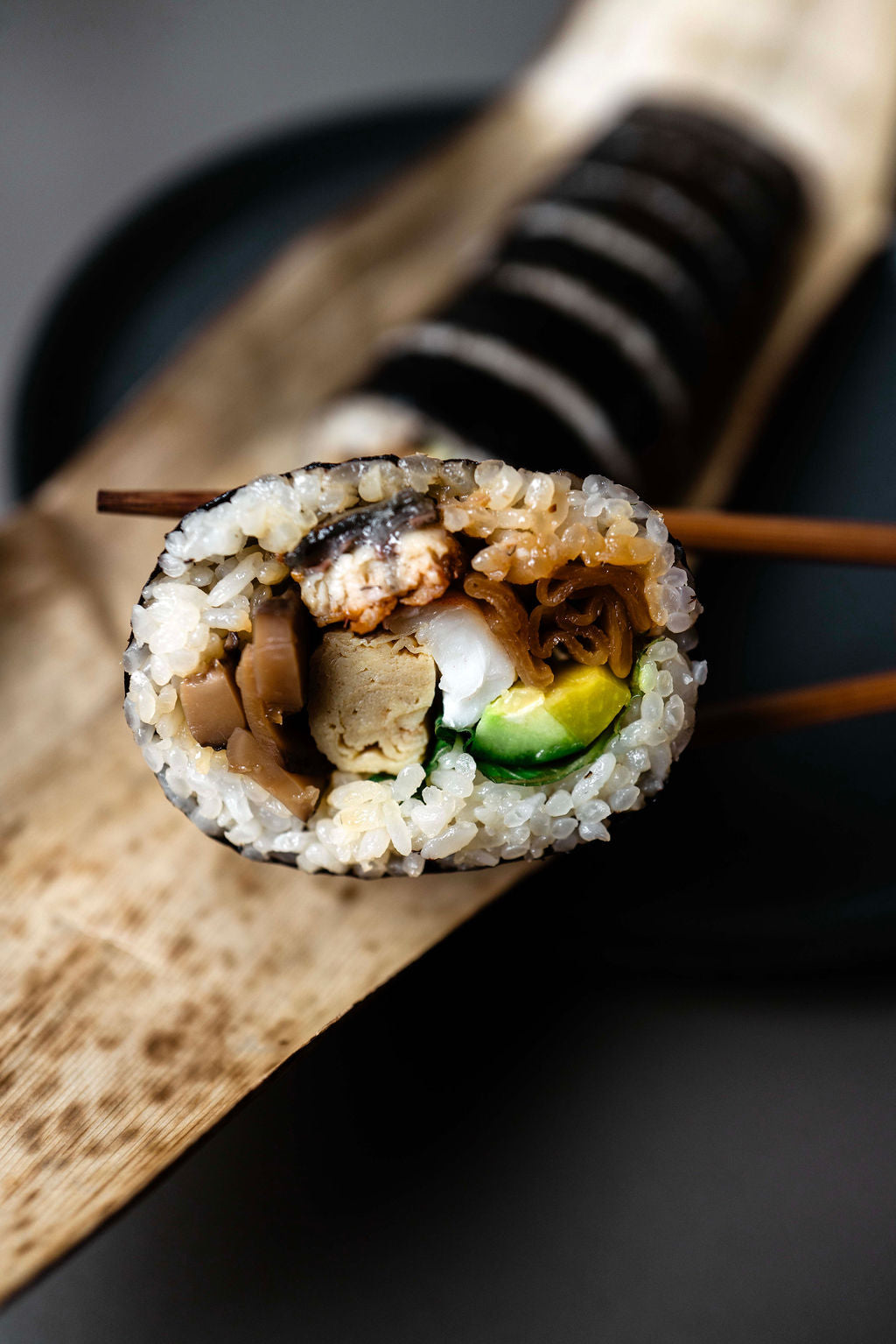 Kinkan Futomaki close-up cross section