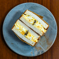 Kinkan Market Japanese Egg Sando on ceramic plate